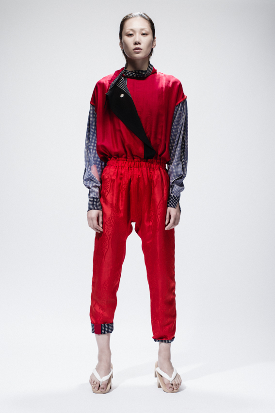 GotoAsato Silk17 Antique Jumpsuit with Silk Lining (Reversible)