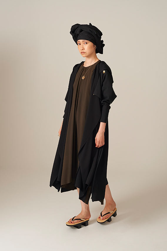 GotoAsato twenty20 Crepe Dress, Purist’s Dress Coat